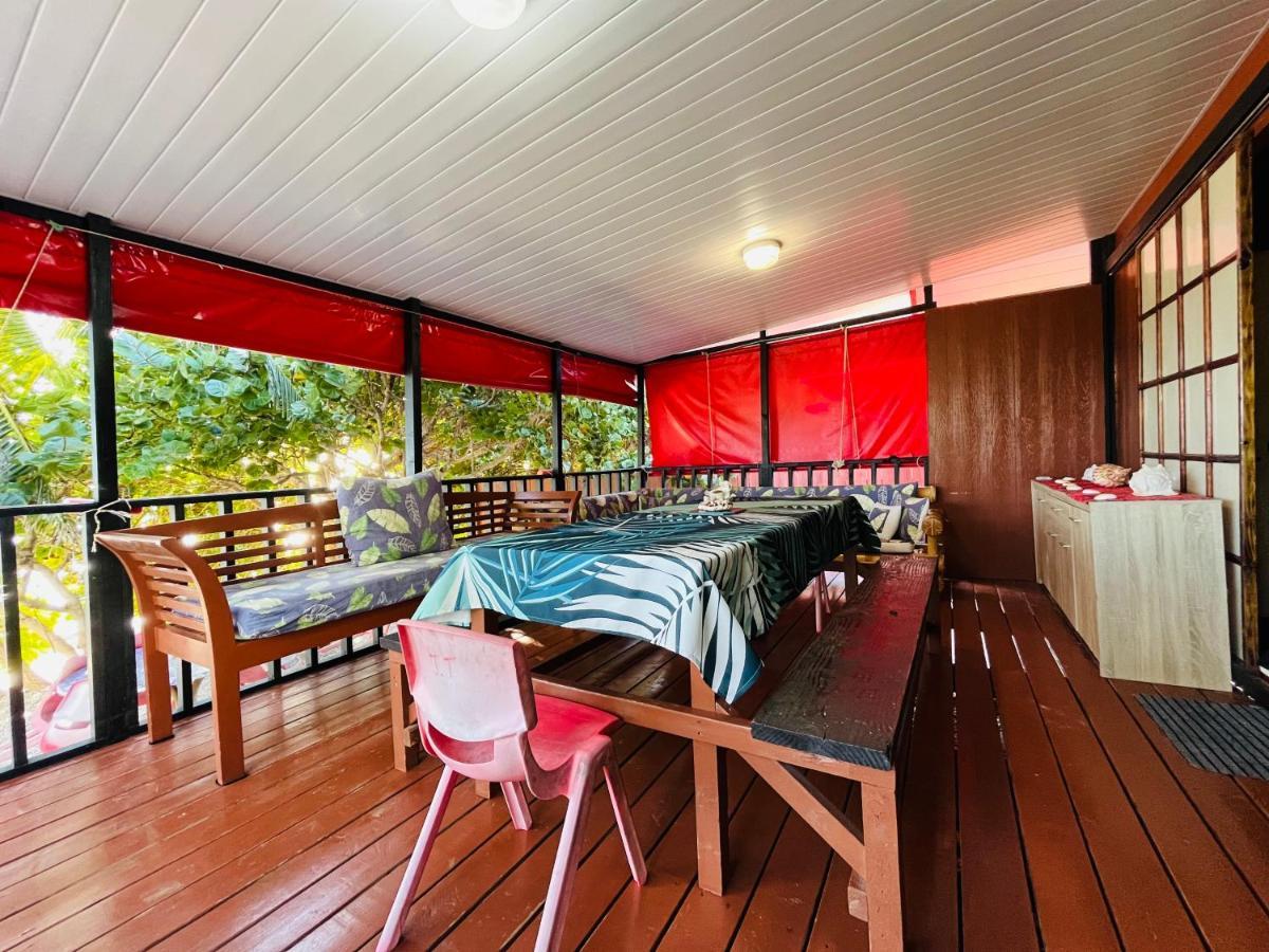Moorea Temae Bungalow Lory Bord De Mer ภายนอก รูปภาพ